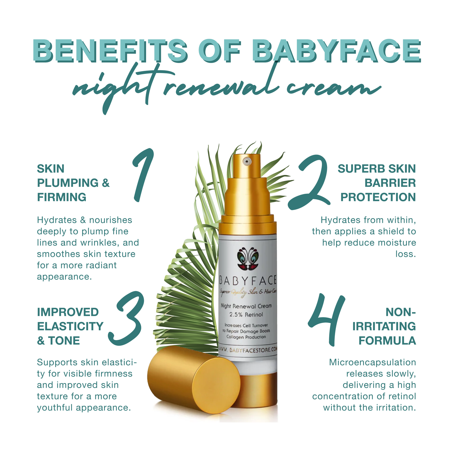 Night Renewal Cream 2.5% All-Trans Encapsulated Retinol