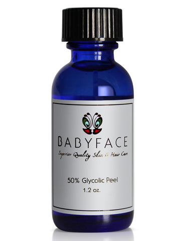 50% Glycolic Acid Chemical Peel, Anti-Aging & Dull Skin, 1.2 oz.