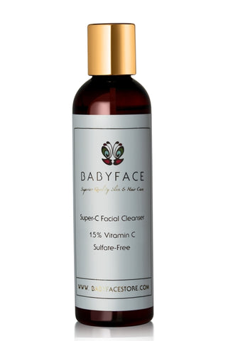 Super-C Facial Cleanser, Wash - 15% Vitamin C, Sulfate-Free, 4.4 oz.