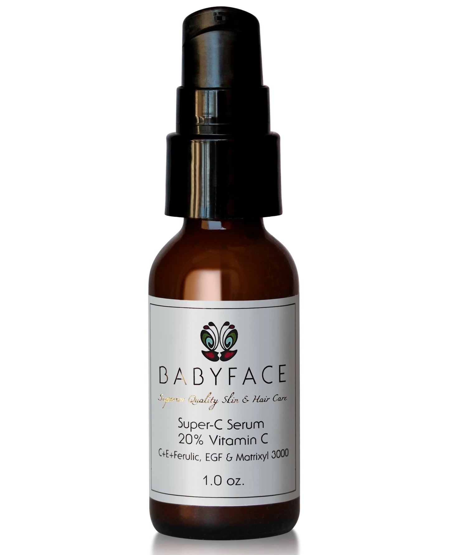 Super-C 20% Vitamin C Serum High Potency C+E+Ferulic, EGF & Matrixyl 3000 1.0 oz. Pump Bottle