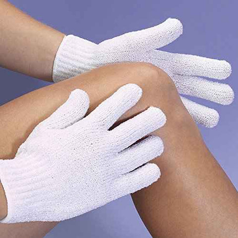 Exfoliating Gloves, Heavy Duty & Reusable for Body or Face (2 pc)