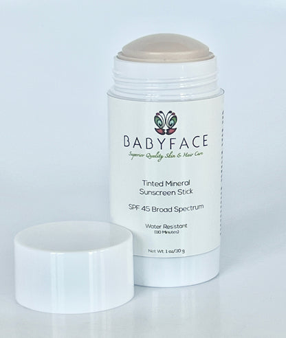 Mineral Stick SPF 45, Broad Spectrum Sunscreen, Invisible to Sheer Finish, Easy On-the-Go Application, 1.0 oz.