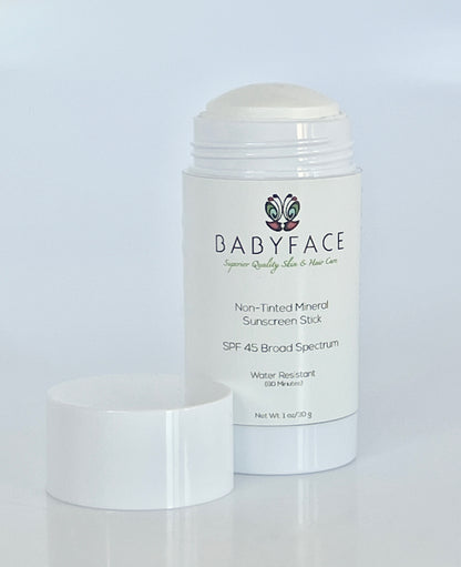 Mineral Stick SPF 45, Broad Spectrum Sunscreen, Invisible to Sheer Finish, Easy On-the-Go Application, 1.0 oz.