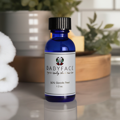 50% Glycolic Acid Chemical Peel, Anti-Aging & Dull Skin, 1.2 oz.