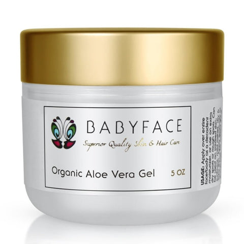 Aloe Vera Gel Concentrate, Organic - for Skin & Hair, 5 oz.
