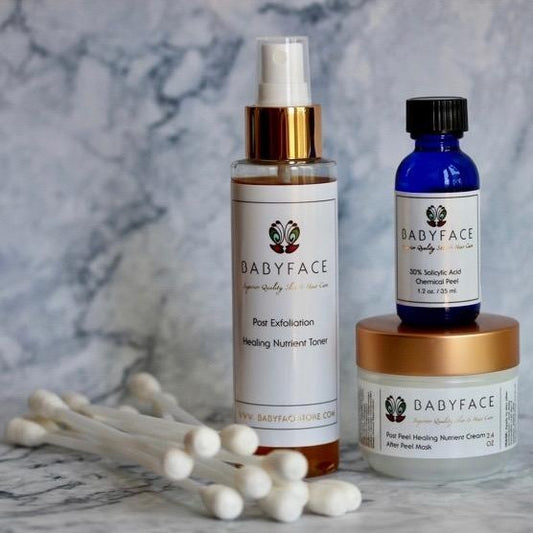 30% Salicylic Acid Peel Kit, 44-Piece Complete Set for At Home Use, 20 Peels