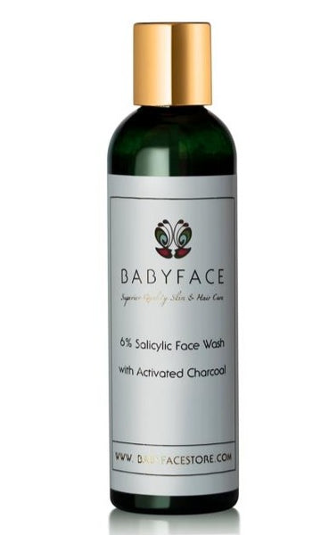 6% Salicylic Face Wash with Activated Charcoal, 4.4 oz.