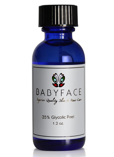 35% Glycolic Acid Chemical Peel, Anti-Aging & Dull Skin, 1.2 oz.