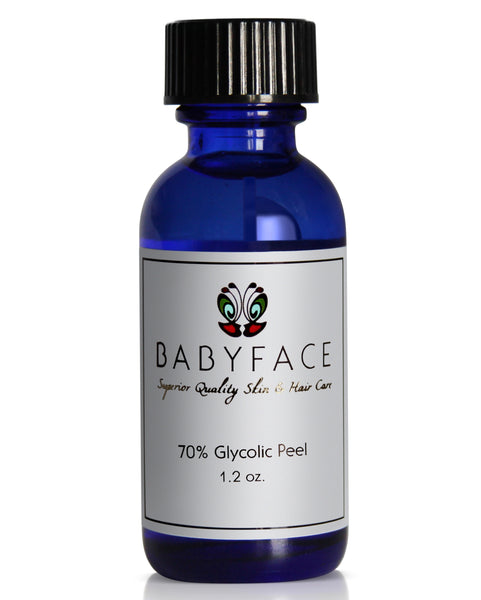 70% Glycolic Acid Chemical Peel, Anti-Aging & Dull Skin, 1.2 oz.