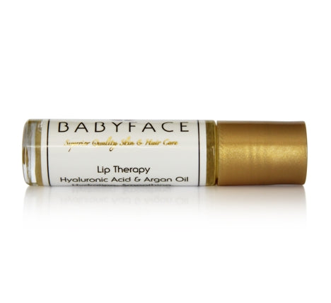 Lip Therapy ~ Argan and Coconut Oils + Hyaluronic Acid, Strawberry, 0.10 oz.
