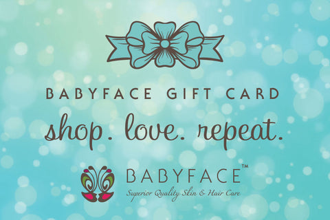 Babyface Gift Car, Gift Certificate (e-Card)