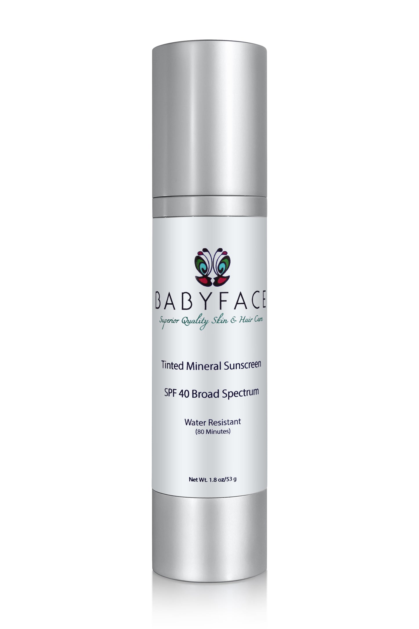 Age-Defying SPF 40 Mineral Sunscreen & Primer, Antioxidants, Oil Free 1.8 oz.