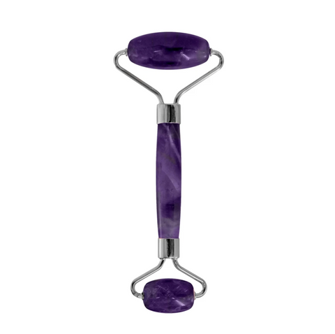 Daily Concepts Luxurious Facial Roller of Genuine Amethyst