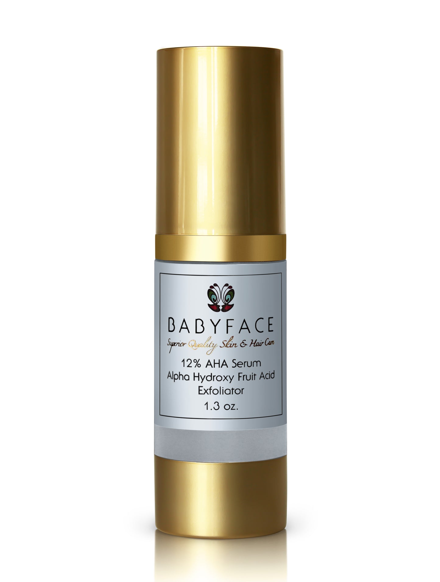 AHA Serum, 12% Alpha Hydroxy Acid, Extra Strength, with Hyaluronic Acid